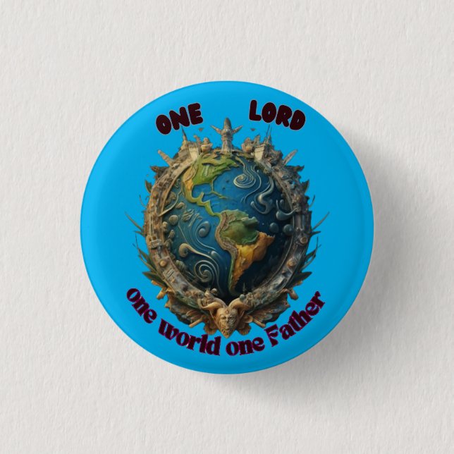 Unity equality 3 cm round badge (Front)