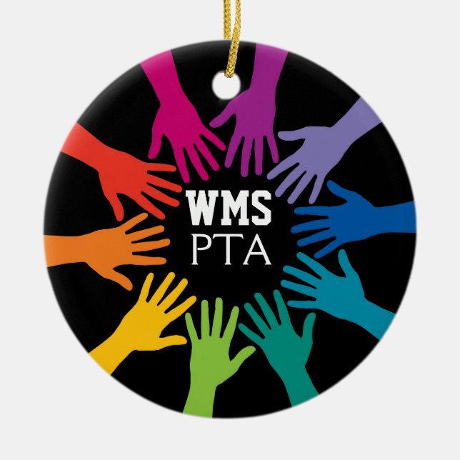 Unity - Hands - SRF Ceramic Tree Decoration (Front)