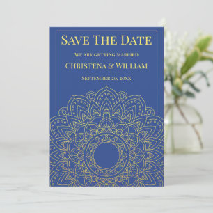 Unity in Bloom Blue Save The Date Announcement