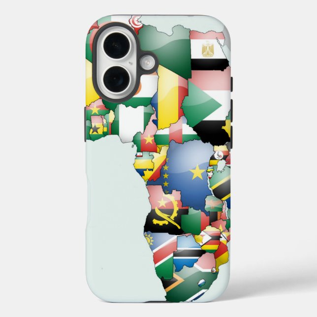 Unity in Diversity: Africa's Flags Collection Case-Mate iPhone Case (Back)