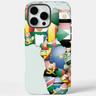 Unity in Diversity: Africa's Flags Collection iPhone 16 Pro Max Case