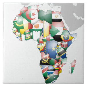 Unity in Diversity: Africa's Flags Collection Tile