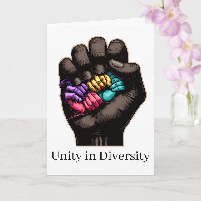 Unity in Diversity Card (Orchid)