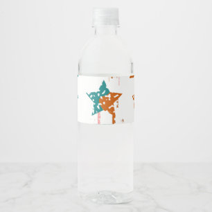 Unity in Motion - Drips of Democracy Water Bottle Label