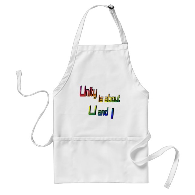 Unity Is about U and I Apron (Front)