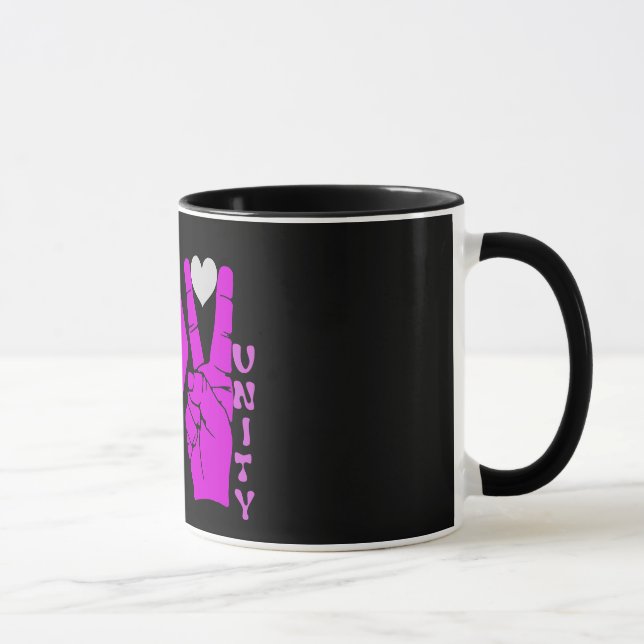 Unity,Love & Peace,Togetherness_ Mug (Right)