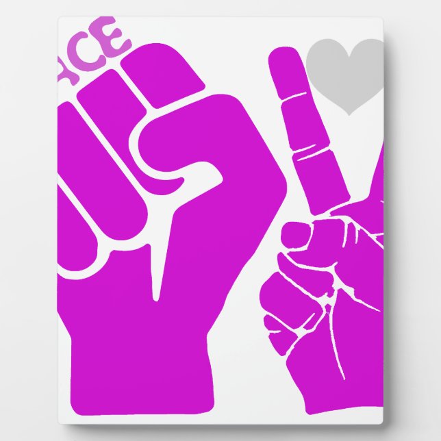 Unity,Love & Peace,Togetherness_ Plaque (Front)
