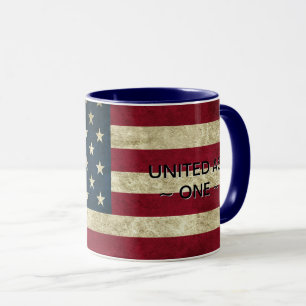 Unity Message Patriotic Coffee Mug