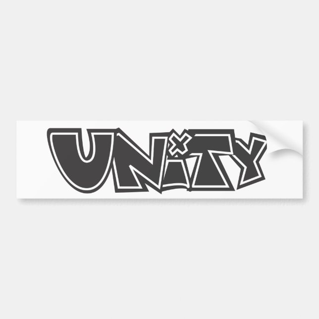 Unity (Operation Ivy Style) Bumper Sticker (Front)