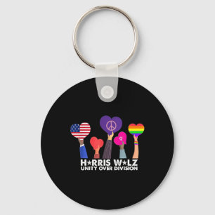 Unity Over Division Harris 2024 Wheimer 2024 Vote Key Ring