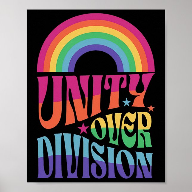 Unity Over Division Harris Wheimer 2024  Poster (Front)