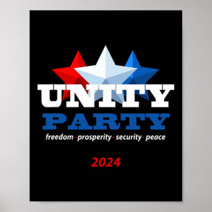 Unity Party Republican Funny Quote  Poster