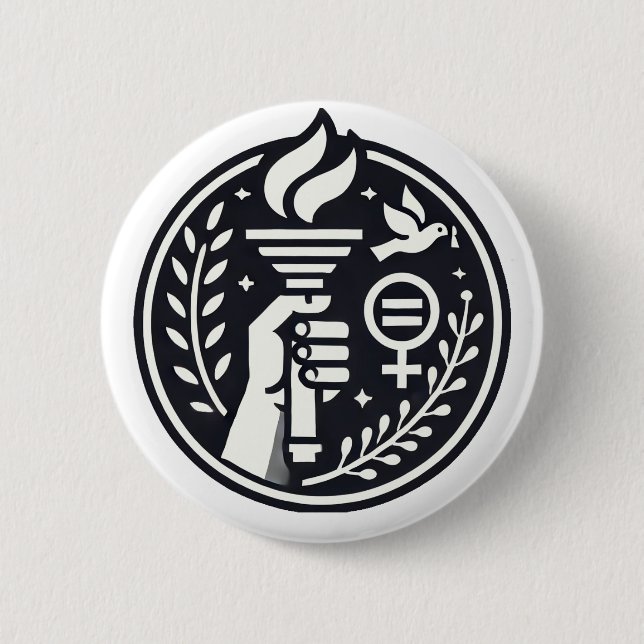 Unity Rising 6 Cm Round Badge (Front)