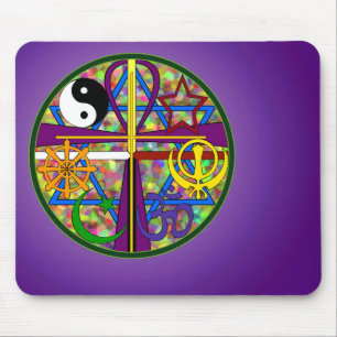 Unity Spiritual Symbols Mouse Mat