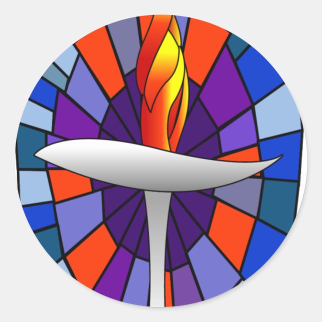 Unity Temple  Chalice Products Classic Round Sticker (Front)