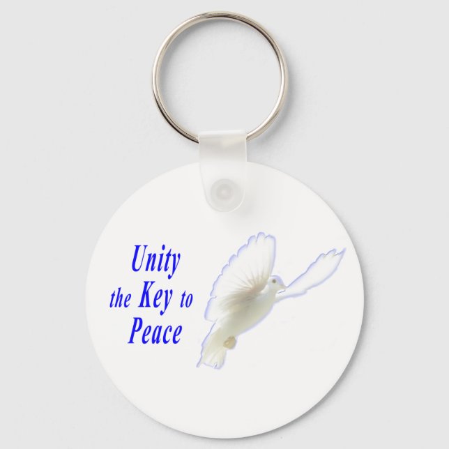 Unity the Key to Peace Key Chain (Front)