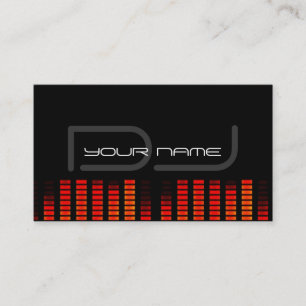 Uniuque and Elegant DJ Business Card
