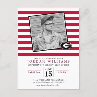 Univeristy of Georgia Graduation Announcement Postcard