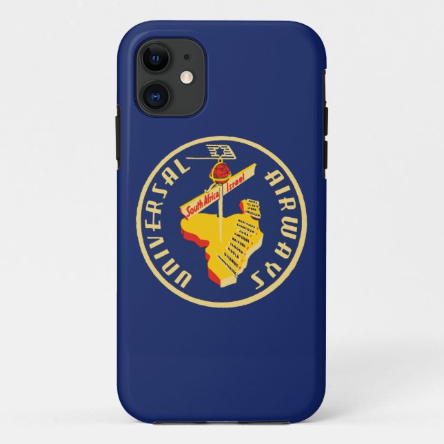 Universal Airways ~ South Africa to Israel Case-Mate iPhone Case (Back)