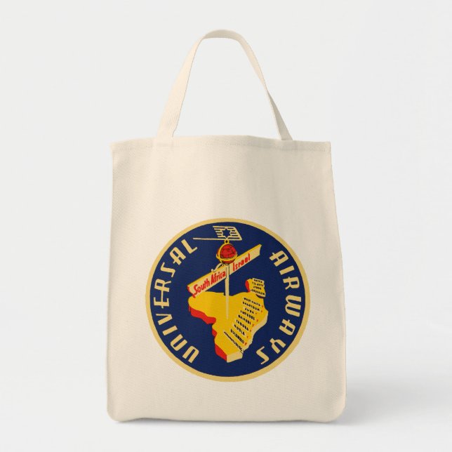 Universal Airways ~ South Africa to Israel Tote Bag (Front)