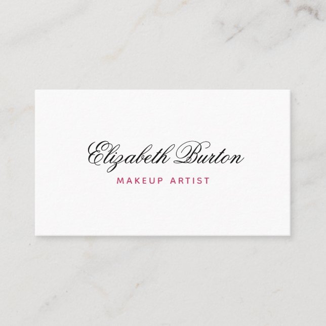 Universal business card simple style minimalist (Front)