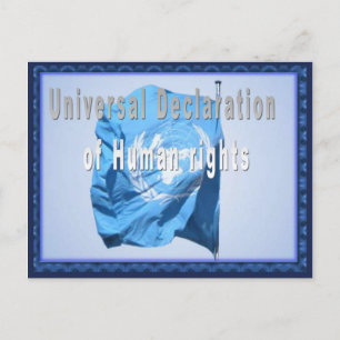 Universal declaration of Human Rights Postcard