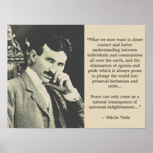 Universal Enlightenment - Tesla Poster