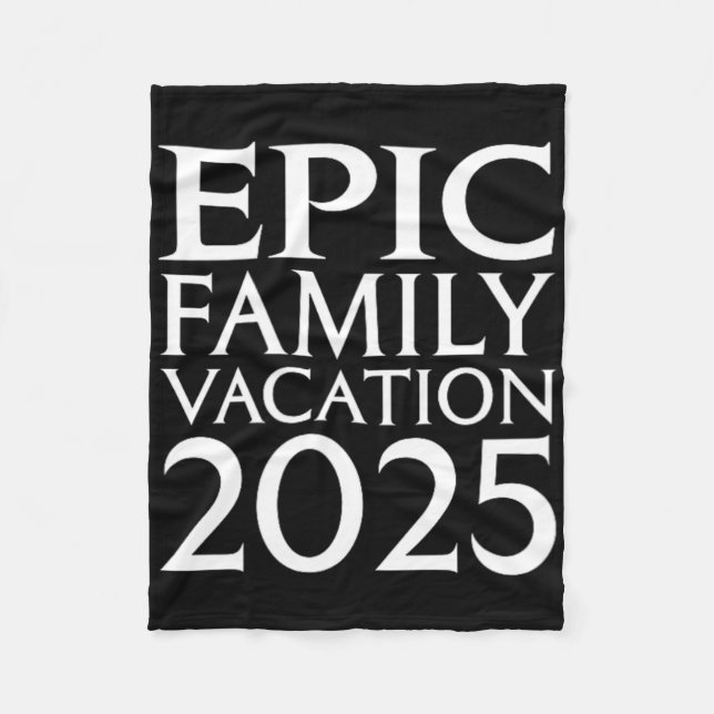 Universal Epic Universe Family Vacation 2025 Front Fleece Blanket (Front)