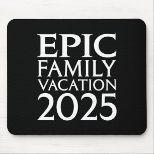 Universal Epic Universe Family Vacation 2025 Front Mouse Mat
