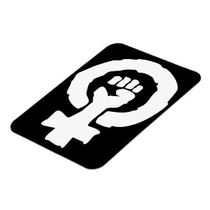 Universal Female symbol Solidarity hand Magnet