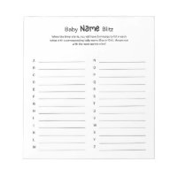 Universal Gender Neutral Baby Shower Name Blitz