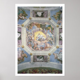 Universal Harmony, or Divine Love, from the ceilin Poster