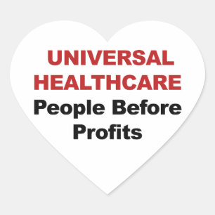 Universal HealthCare Heart Sticker