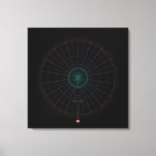 universal love canvas print