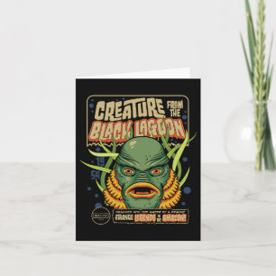 Universal Monsters Creature Retro Halloween Mask  Card