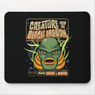 Universal Monsters Creature Retro Halloween Mask Mouse Mat