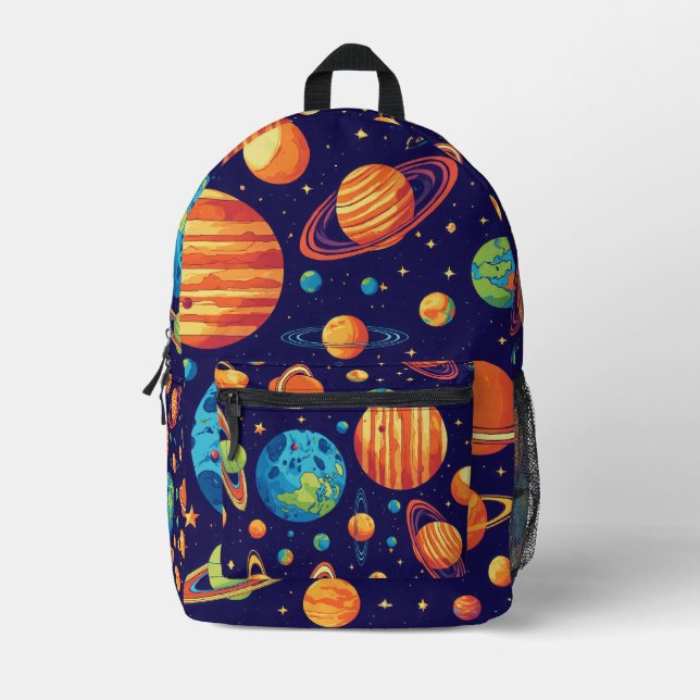 Universal of magic printed backpack (Front)