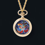 Universal OM Asana Necklace Watch<br><div class="desc">OM. The sound, the symbol, the soul. A timeless theme for a treasured time piece. The universe within you stays in synchronicity with the eternal truth of peace, love and harmony as your chronology of events evolve through time. Refer to this useful and beautiful accessory knowing that you will be...</div>