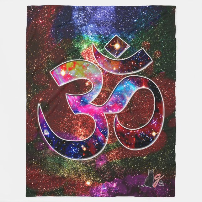 Universal OM Chi Fleece Blanket (Front)