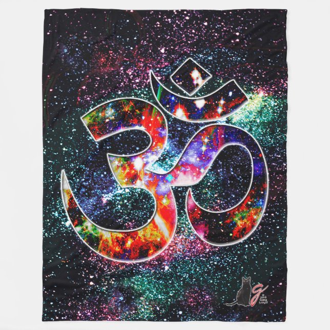 Universal OM Karma Fleece Blanket (Front)