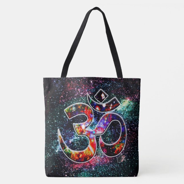 Universal OM Karma Tote Bag (Front)