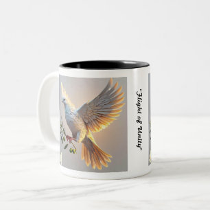 "Universal Peace Desire" Two-Tone Coffee Mug