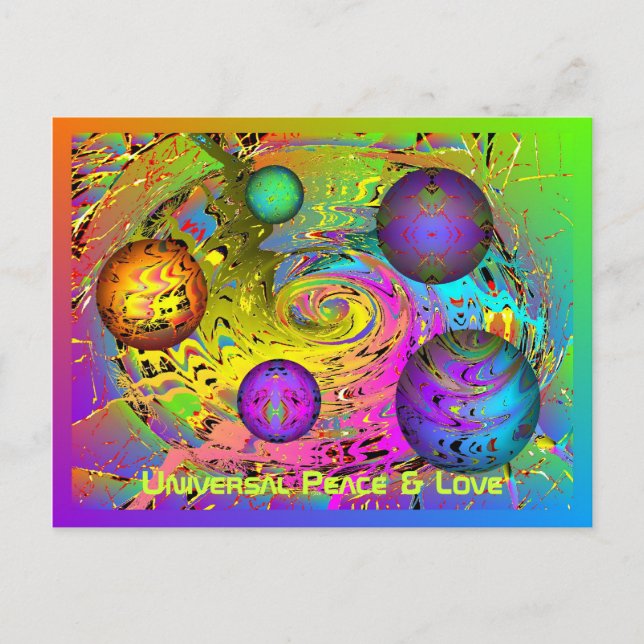 Universal Peace & Love Holiday Greetings (Front)