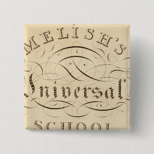 universal school atlas 15 cm square badge