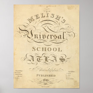 universal school atlas poster