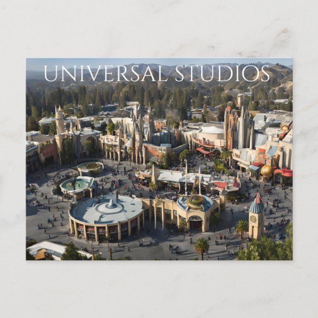 Universal Studios Hollywood (4) Postcard (Front)