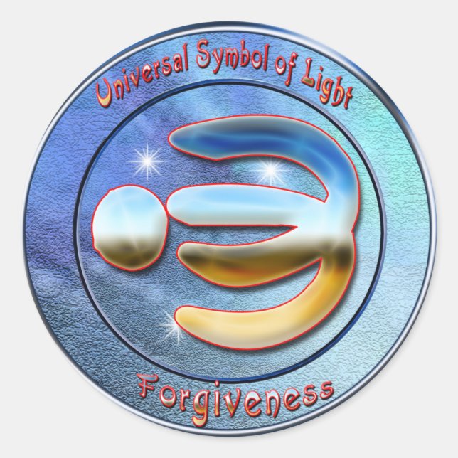 Universal Symbol of Forgiveness Classic Round Sticker (Front)