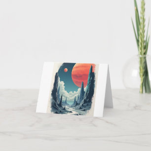 Universe Adventure: Engrossing Space Art for space Card