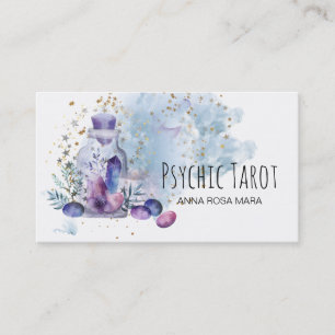 *~*  Universe Cosmos Stars Crystals Psychic Tarot Business Card