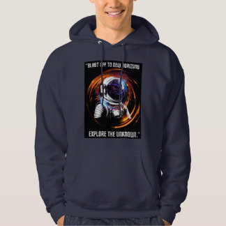 UNIVERSE EXPLORE THE UKNOWN ASTRONAUT  HOODIE